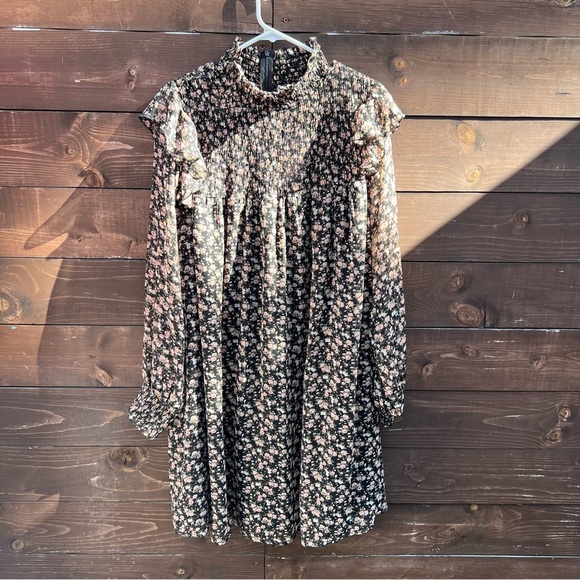 Mango Floral Print Dress Size 18 - Picture 4 of 8